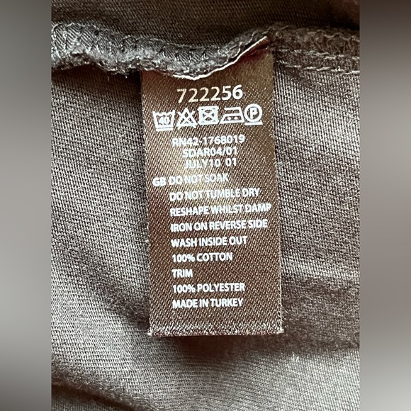 Monsoon Tshirt Top Black Stretchy Cotton Size 12 - Picture 5 of 5